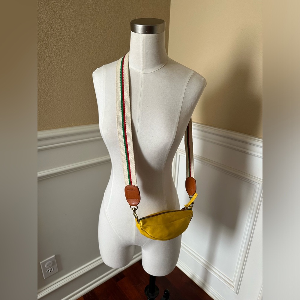 Clare V banane pouch & strap